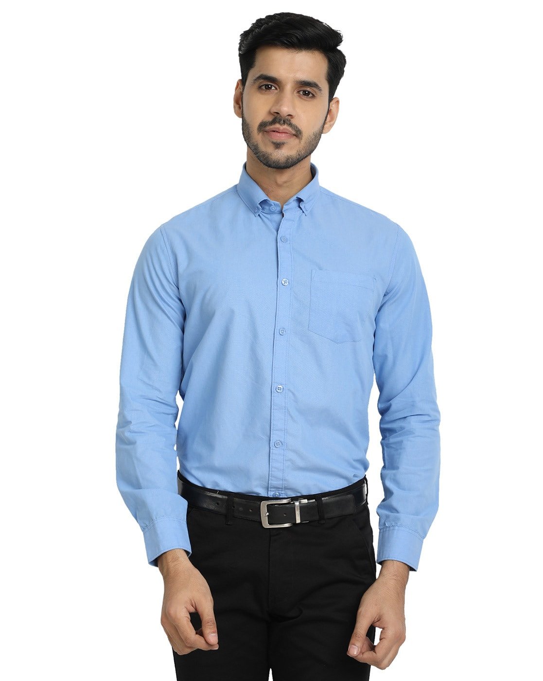 Button-Down Collar – Cotton Shirt – Nityabride.com