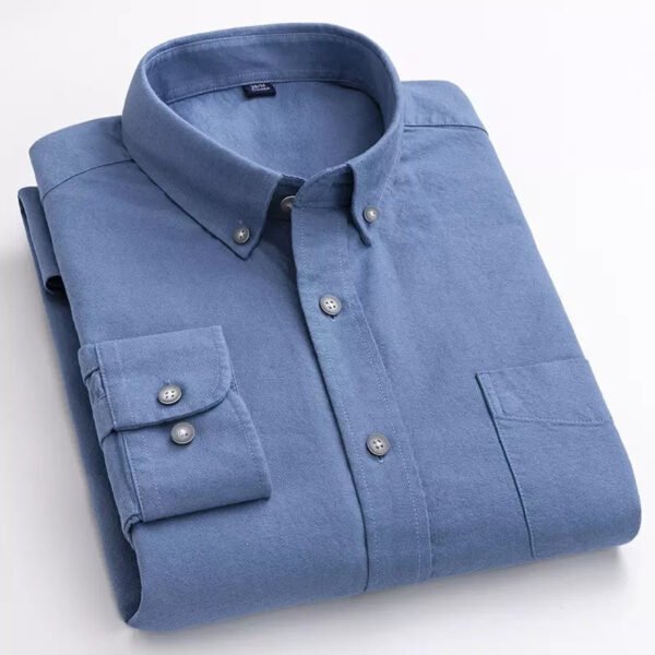 Casual Pure Cotton Blue Color Shirt for Man – Nityabride.com